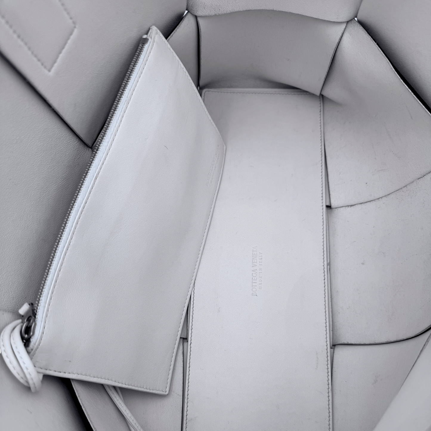 Sac cabas Bottega Veneta Arco bicolore - Noir