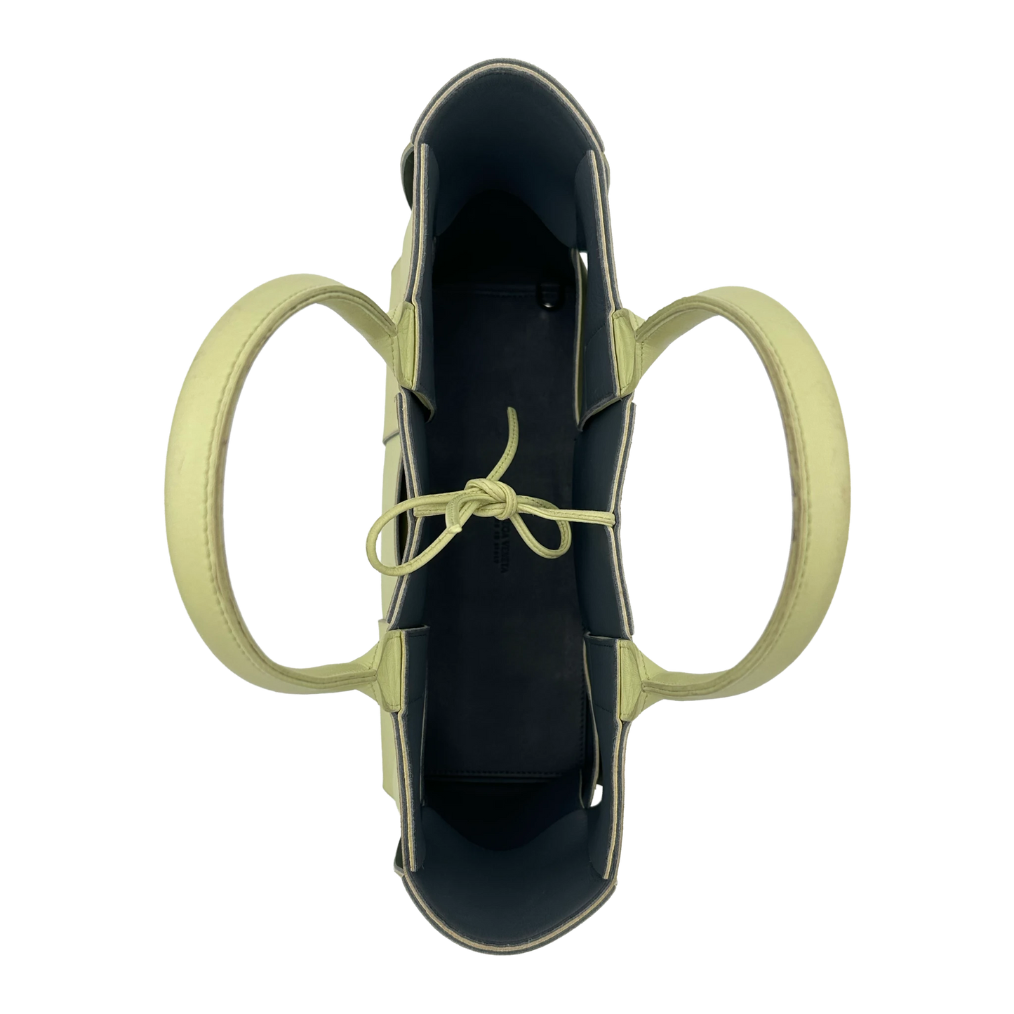 Sac cabas Bottega Veneta Arco bicolore - Délavé citron