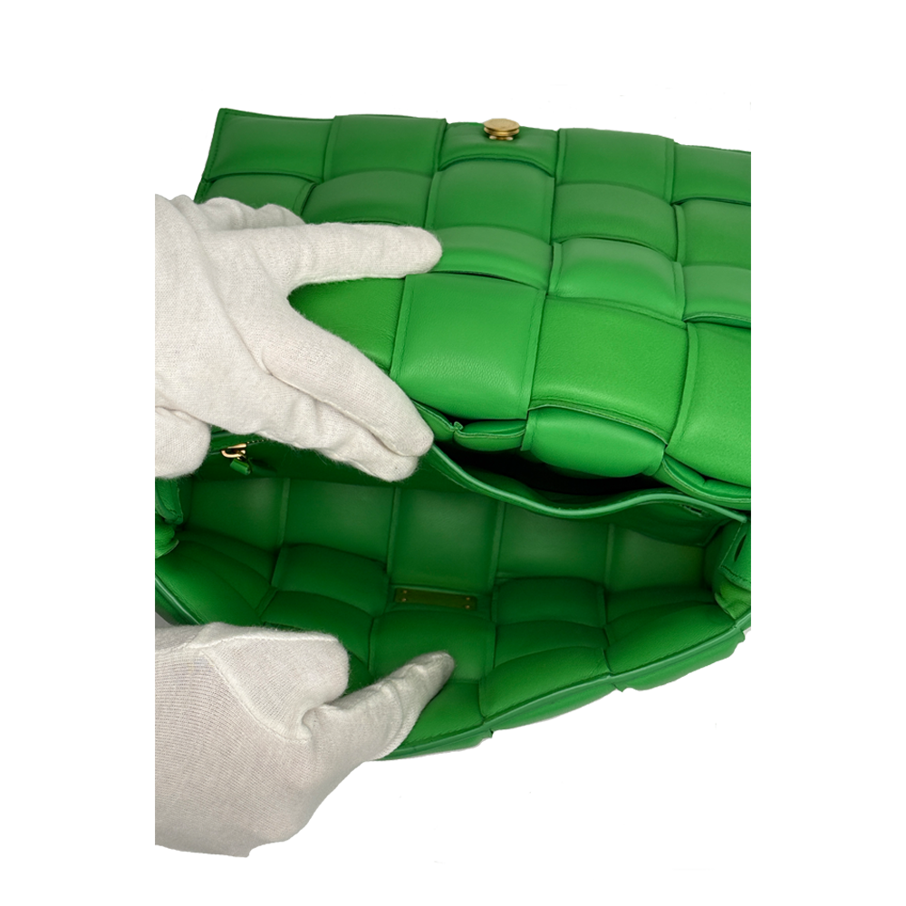 Bottega Veneta Padded Cassette - Grass