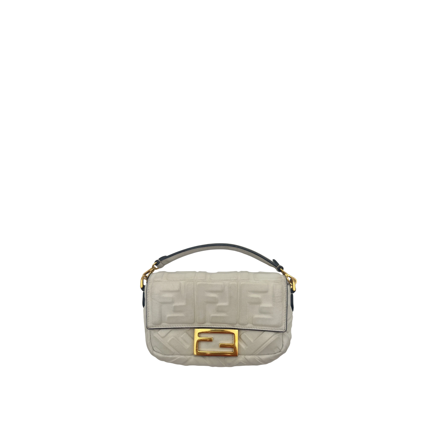 Fendi Baguette Chain Mini - Off White