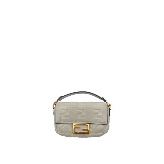 Fendi Baguette Chain Mini - Off White