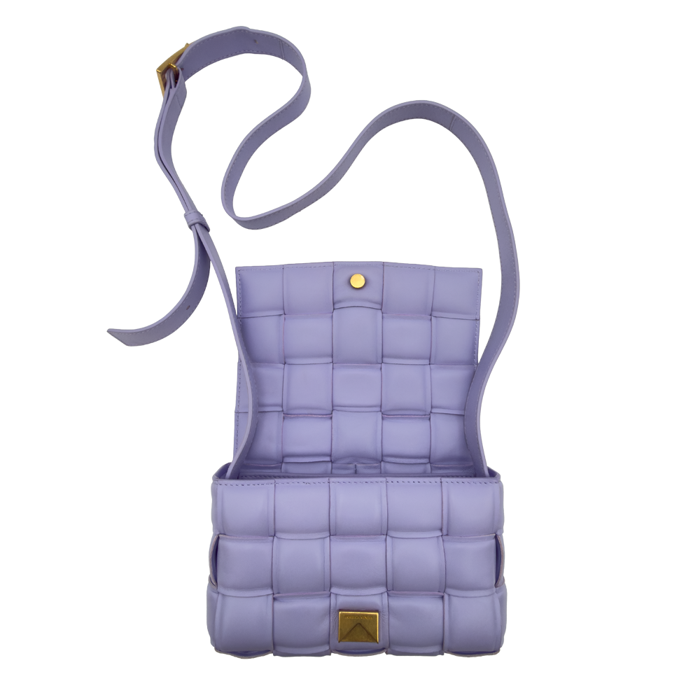 Bottega Veneta Mini Padded Cassette - Amethyst
