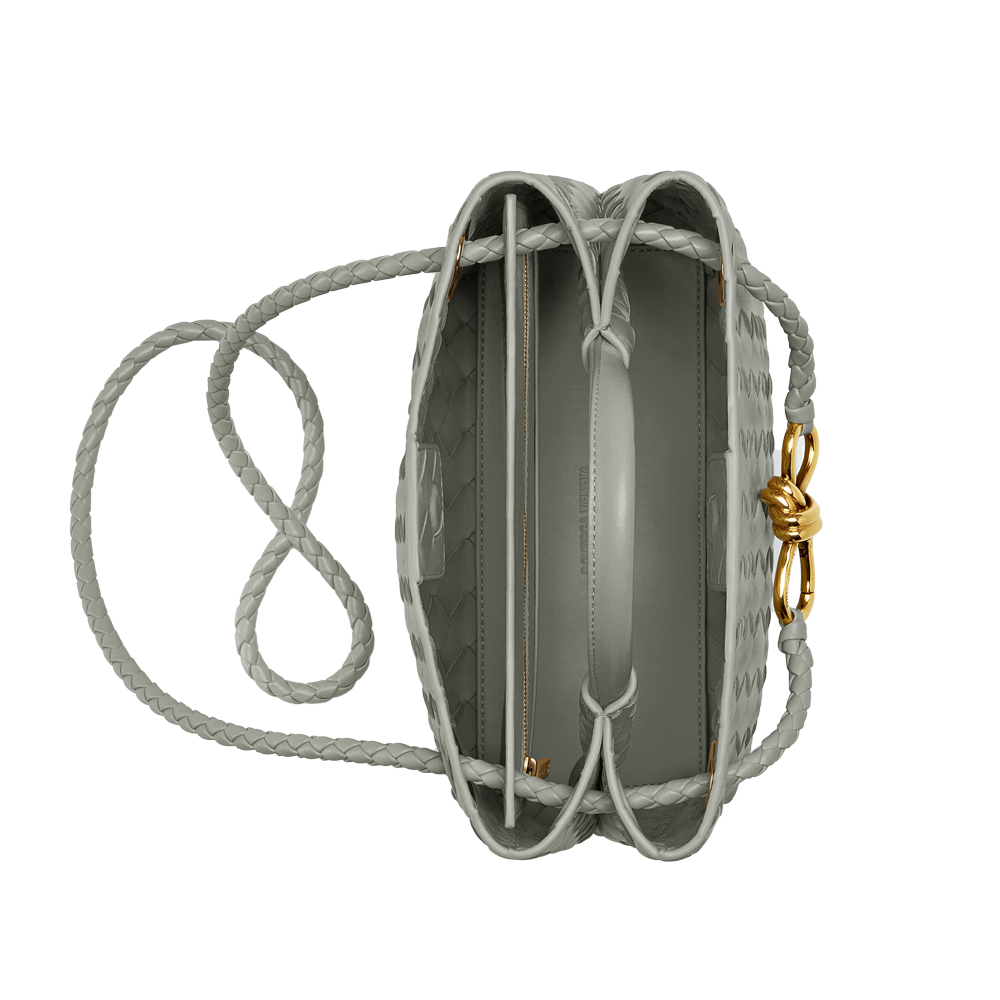 Bottega Veneta Small Andiamo - Agate Grey