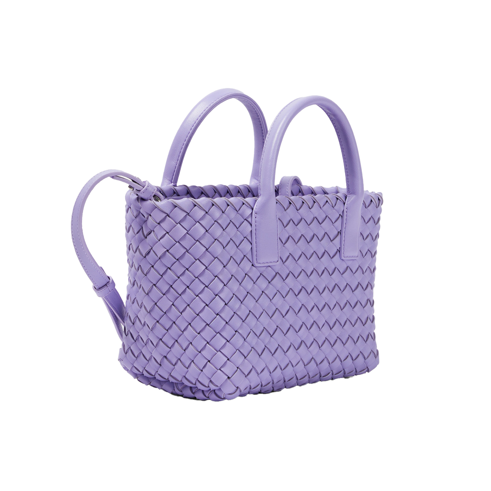 Bottega Veneta Mini Cabat - Purple