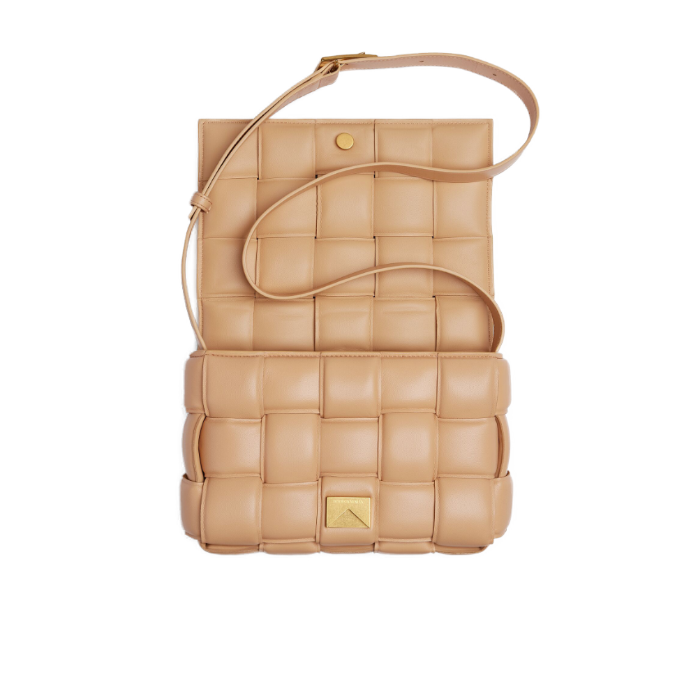 Bottega Veneta Padded Cassette - Almond