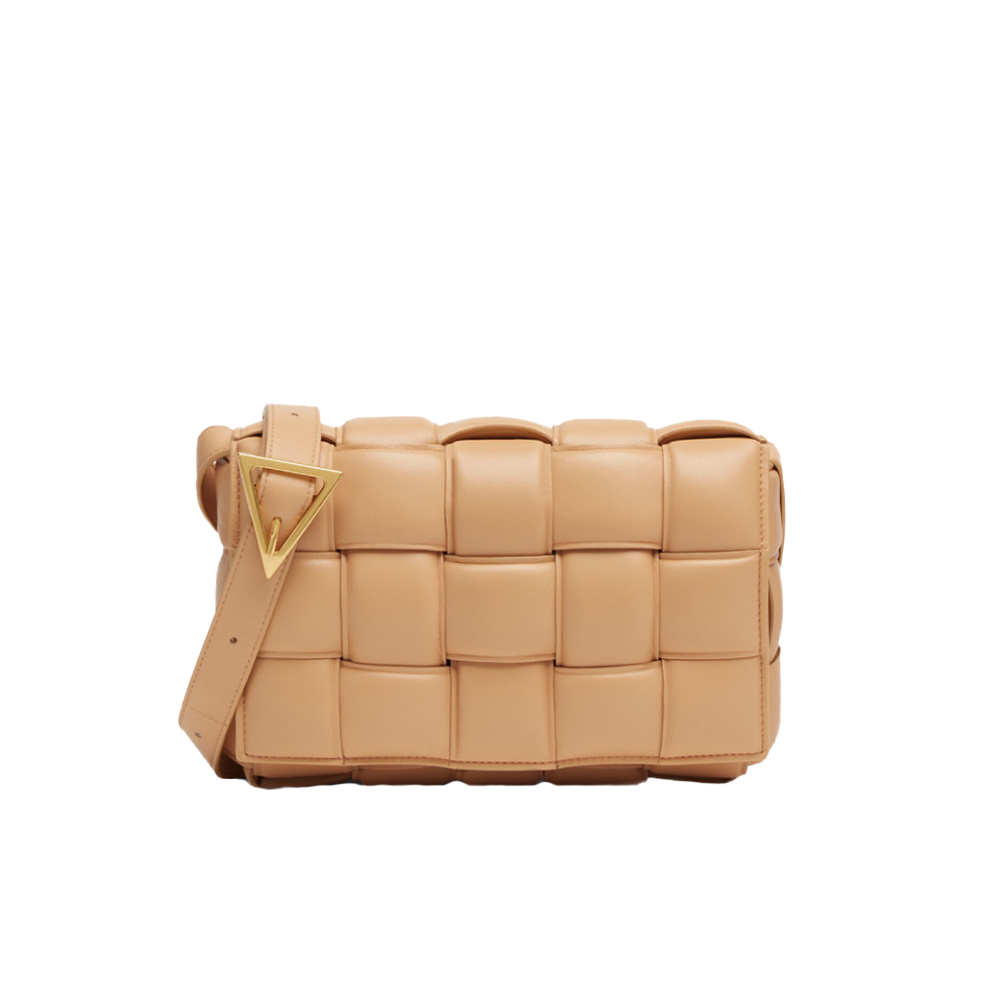Bottega Veneta Padded Cassette - Almond