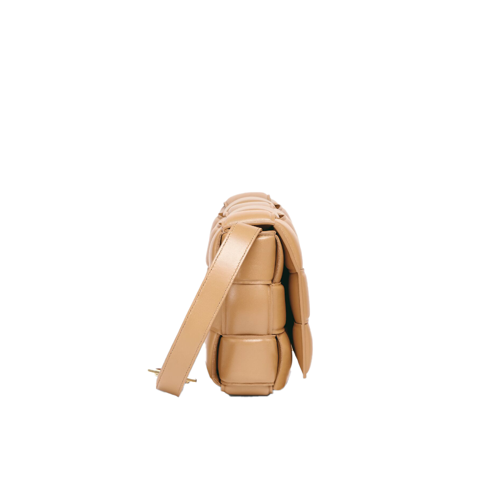 Bottega Veneta Padded Cassette - Almond