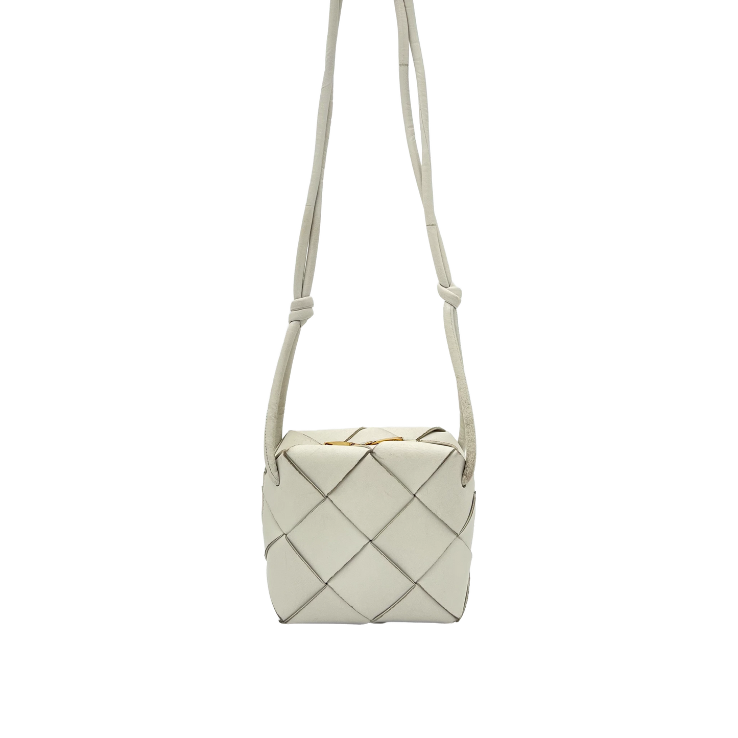 Bottega Veneta Mini Cassette - Off White