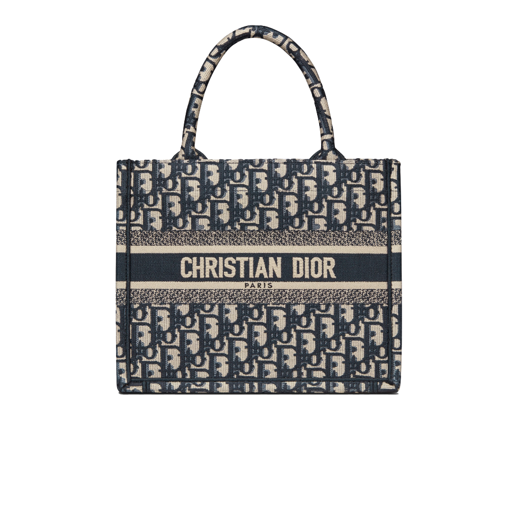 Dior Tote Book - Navy Oblique