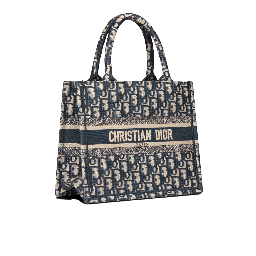 Dior Tote Book - Navy Oblique