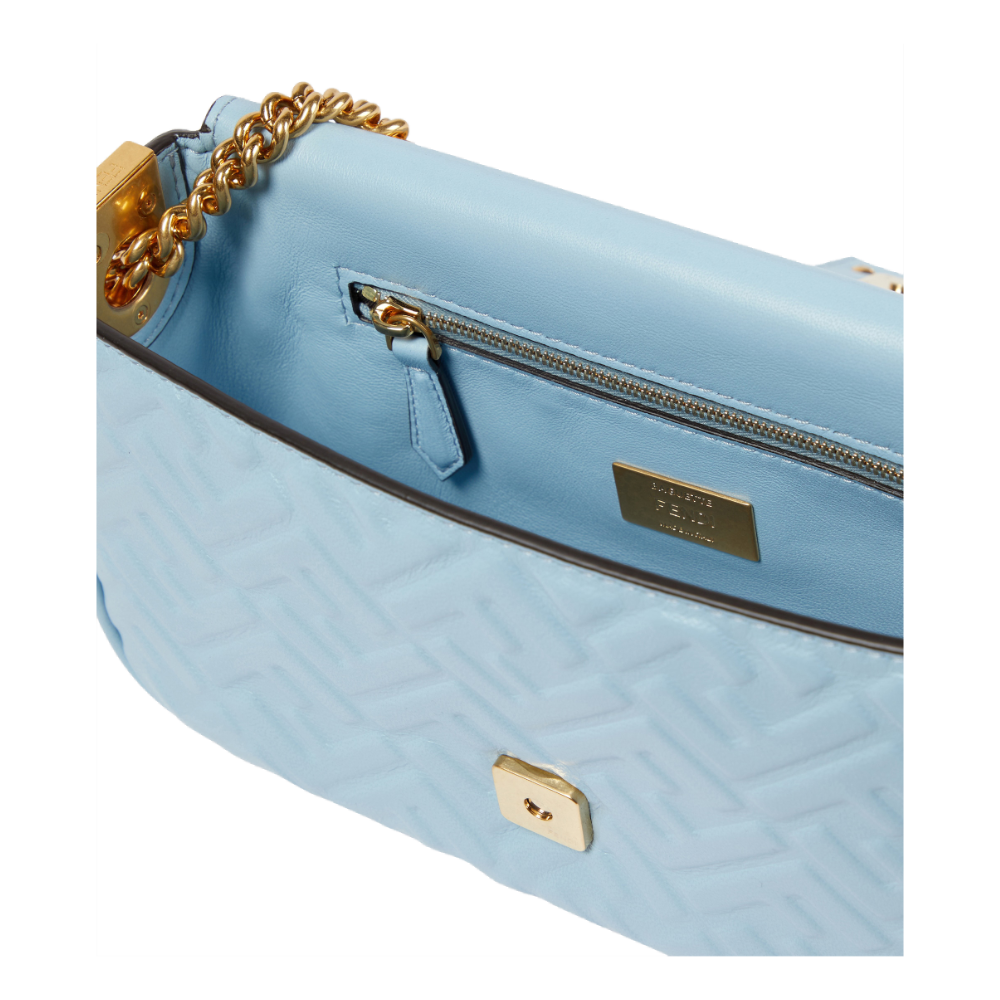Cadena Baguette Fendi Mediana - Azul Claro