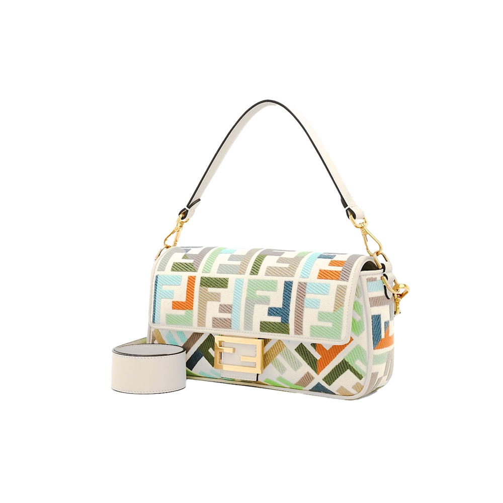 Fendi Baguette Canvas- Multicolor Spring