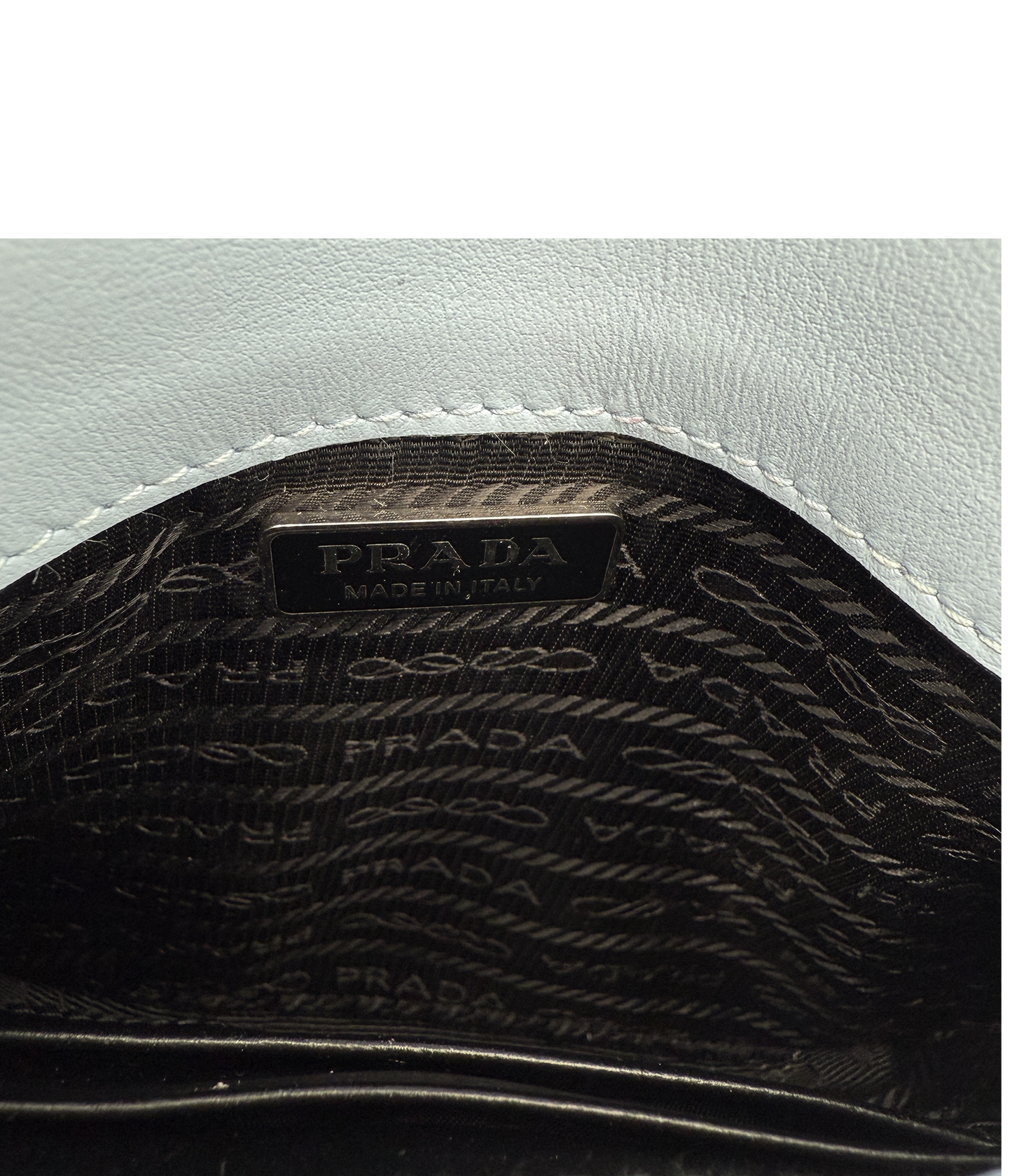 Prada Mini Cleo - Blaugrau
