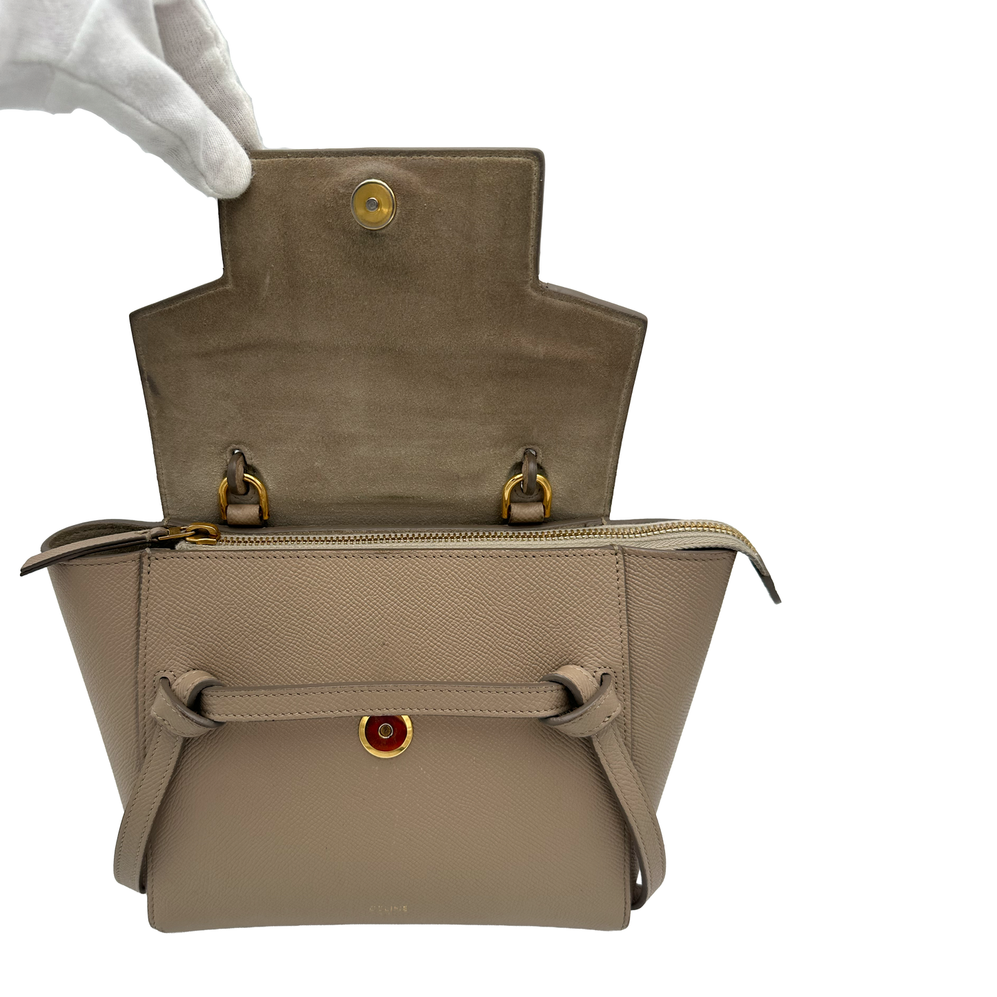 Celine Nano Belt Bag - Taupe