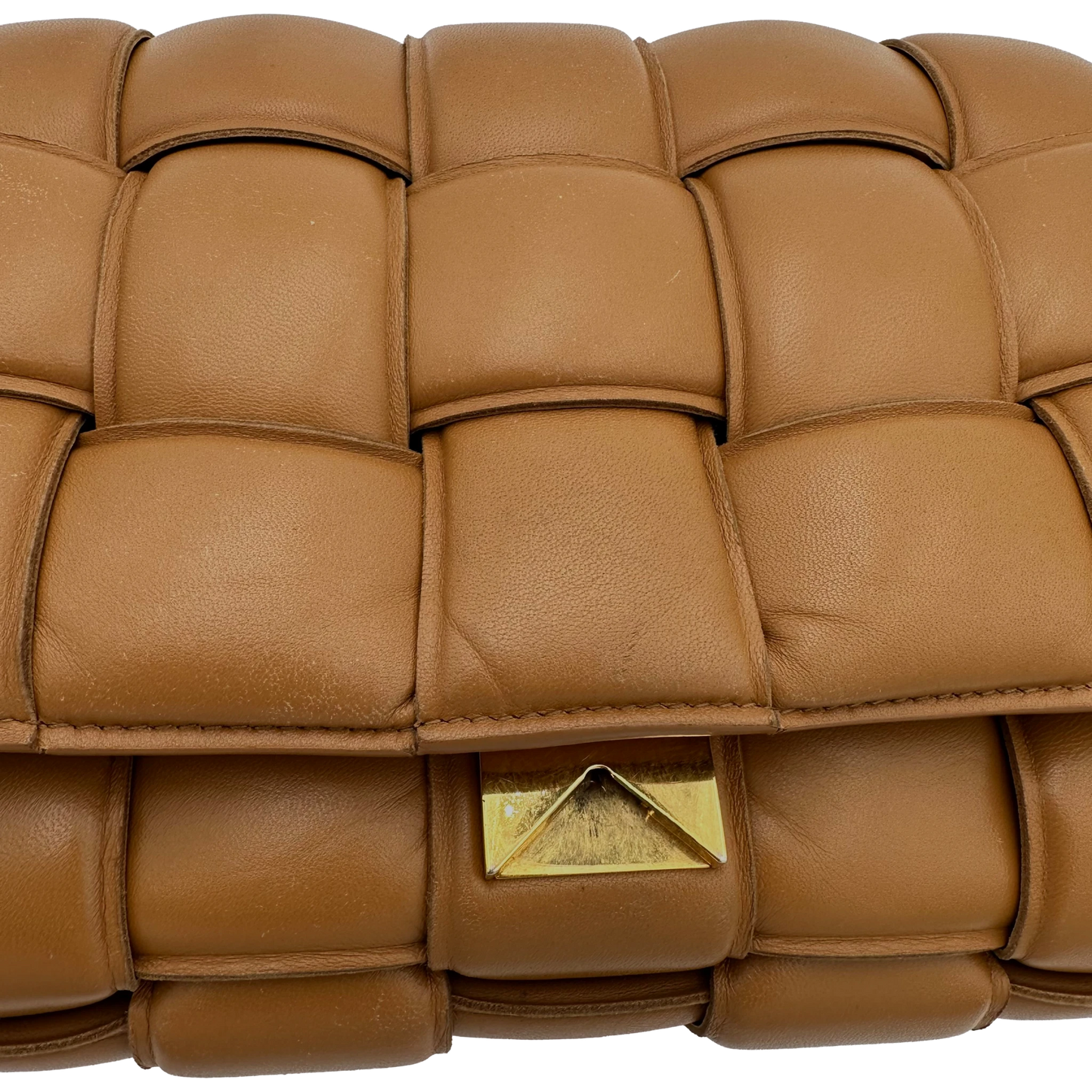 Bottega Veneta Padded Cassette - Caramel