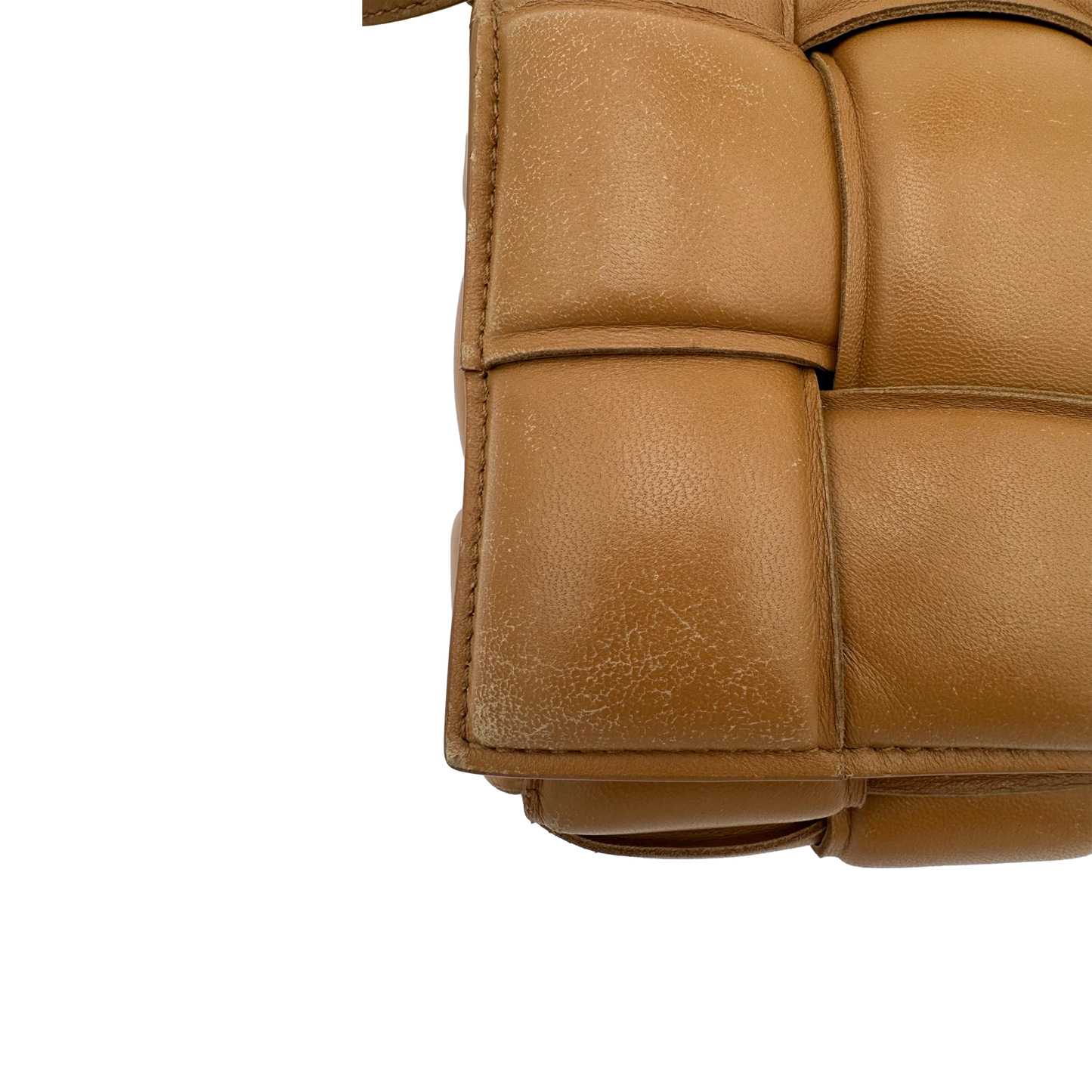 Bottega Veneta Padded Cassette - Caramel