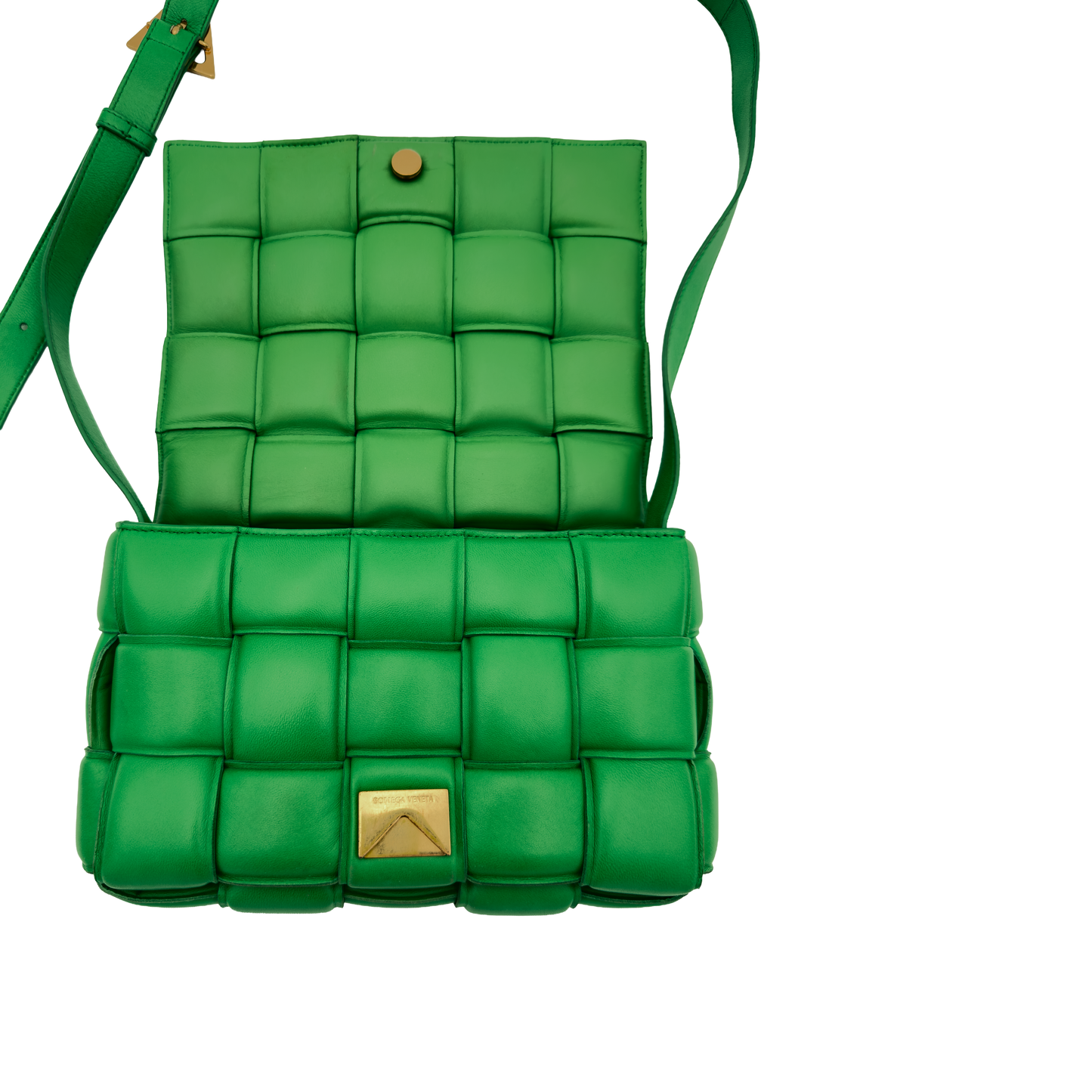 Bottega Veneta Padded Cassette - Grass
