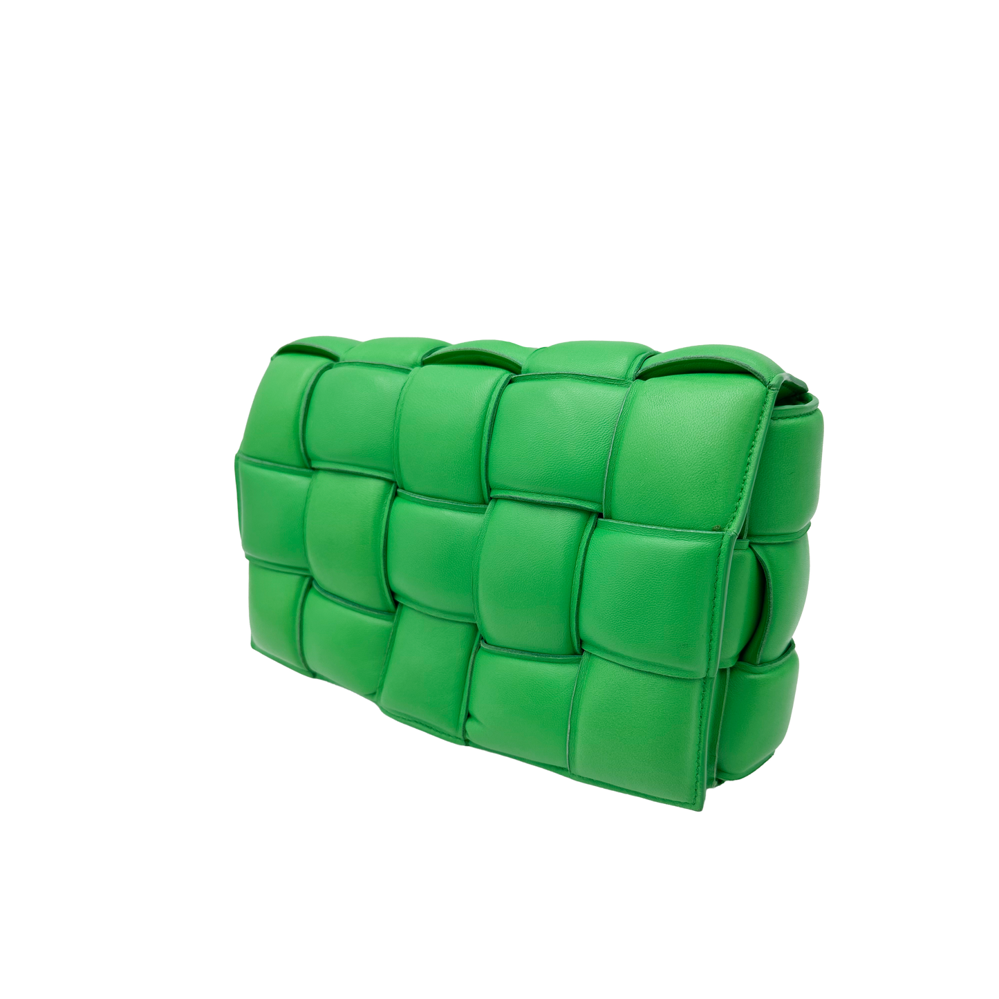 Bottega Veneta Padded Cassette - Grass