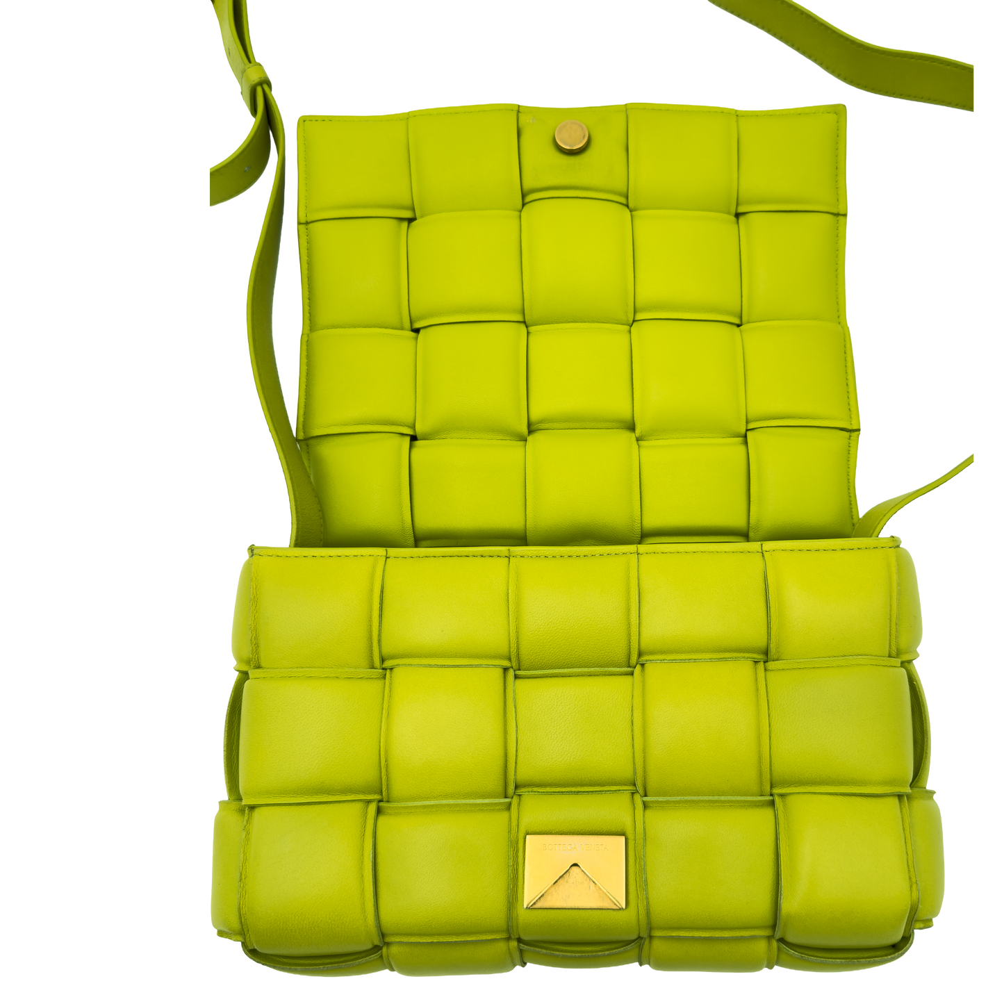 Bottega Veneta Padded Cassette - Kiwi