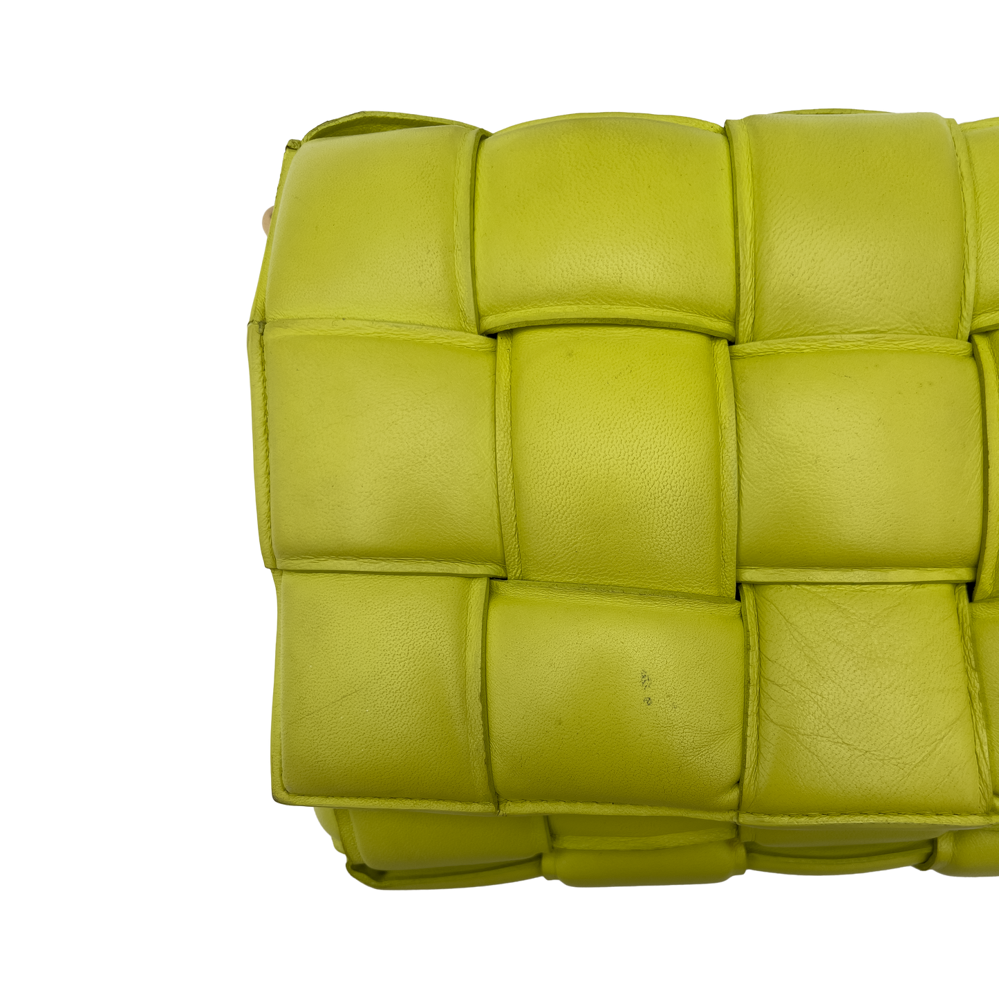 Bottega Veneta Padded Cassette Chain - Lemongrass