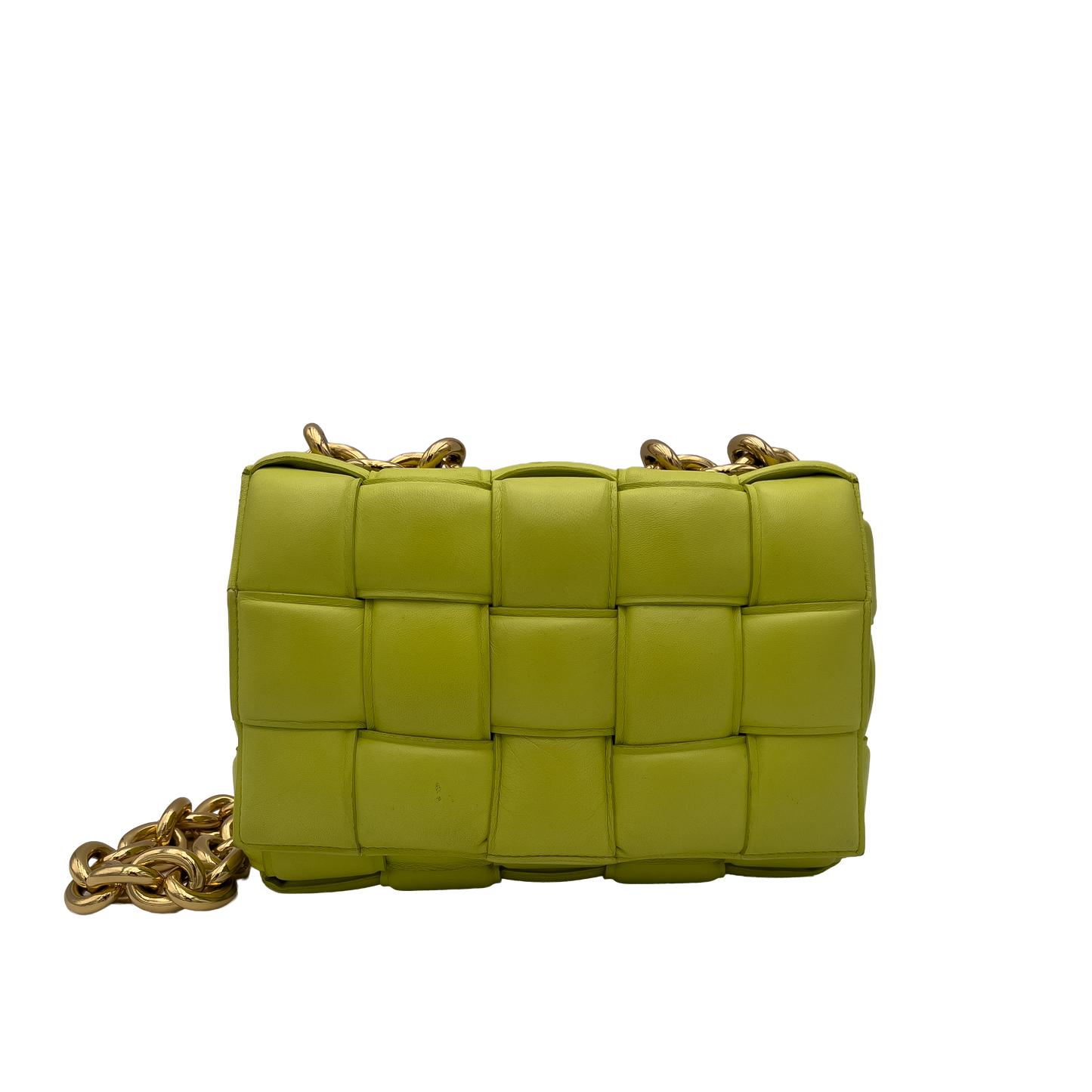 Bottega Veneta Padded Cassette Chain - Lemongrass