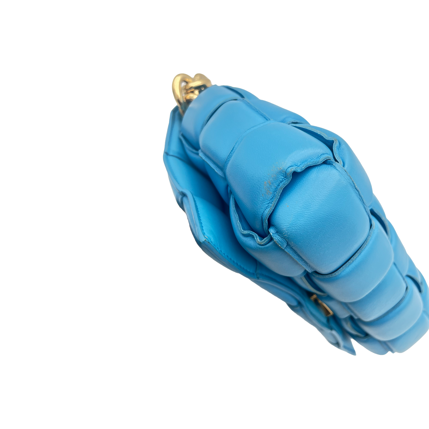 Bottega Veneta Padded Cassette Chain - Swimming Pool