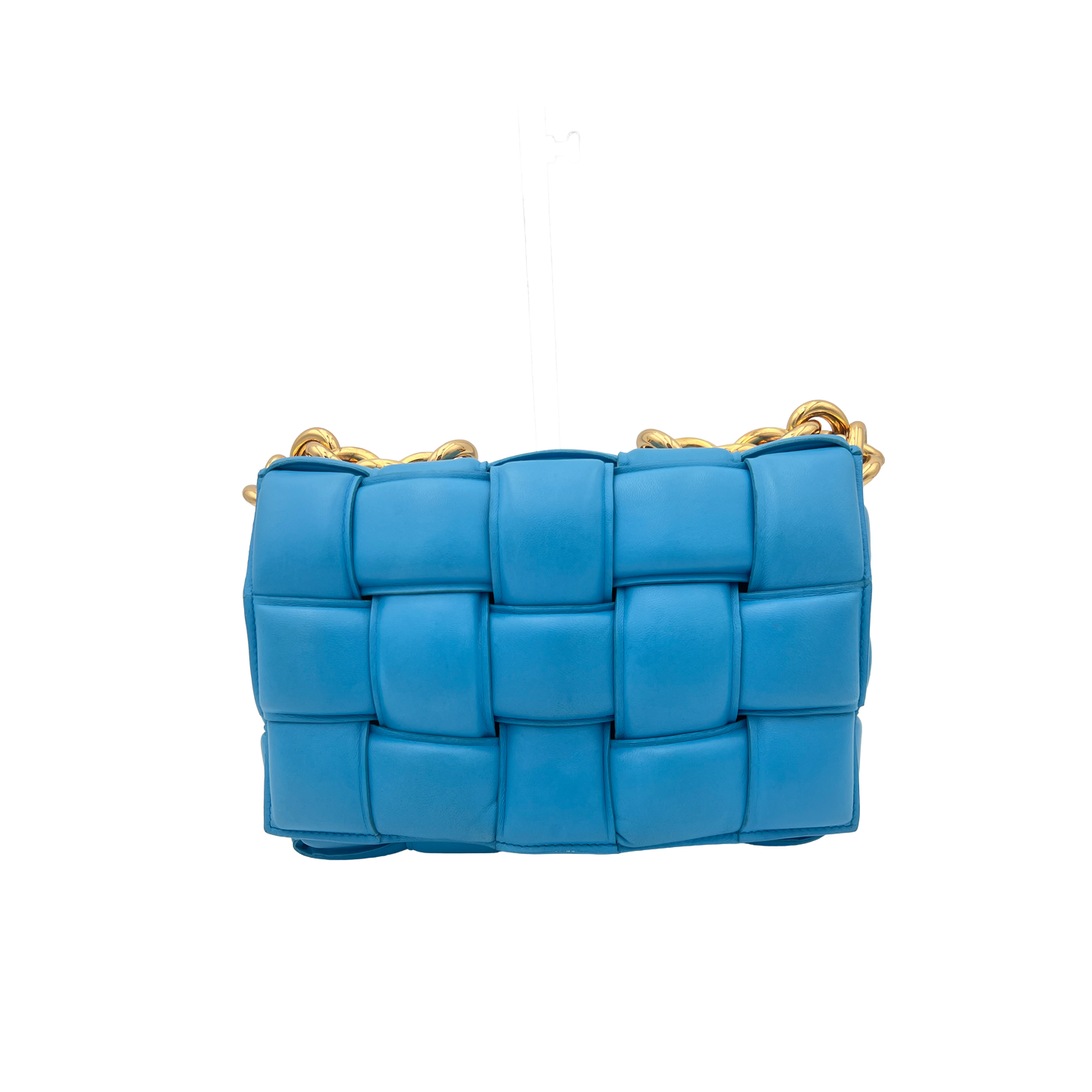 Bottega Veneta Padded Cassette Chain - Swimming Pool