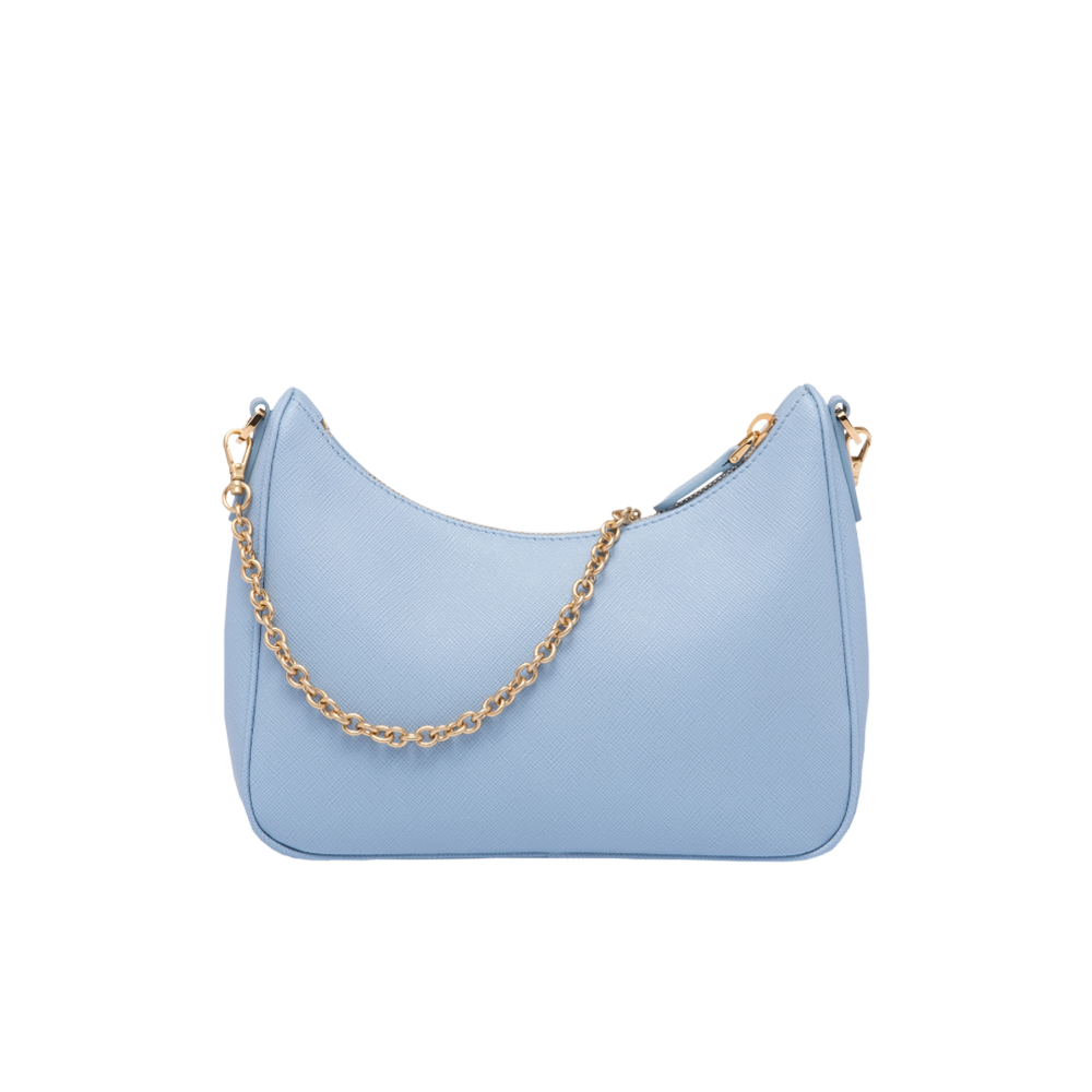 Prada Leather Chain - Light Blue