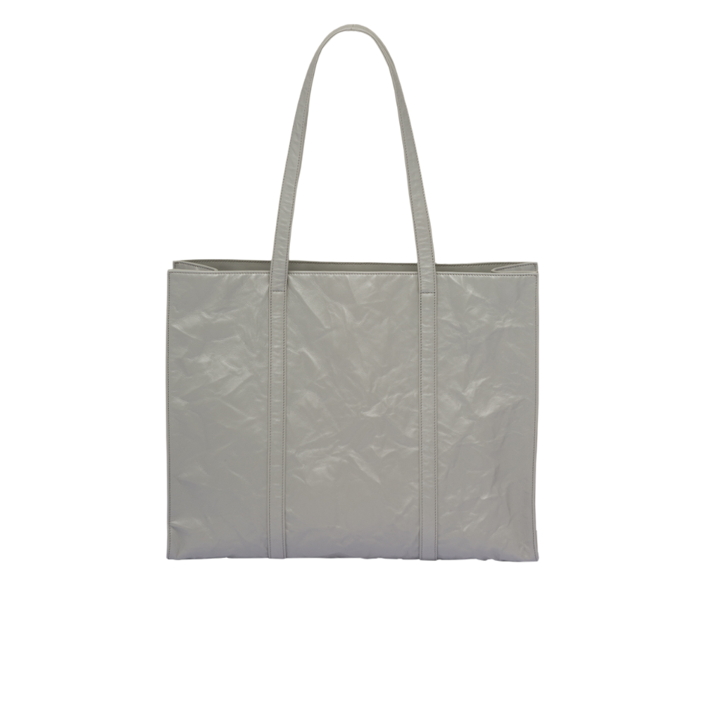Prada Large Nappa Tote - Grey