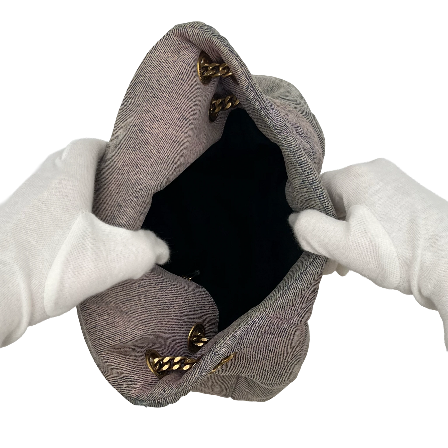 Bolso acolchado Saint Laurent - Morado