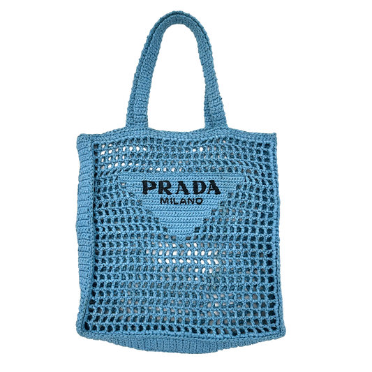 Prada Raffia - Blue