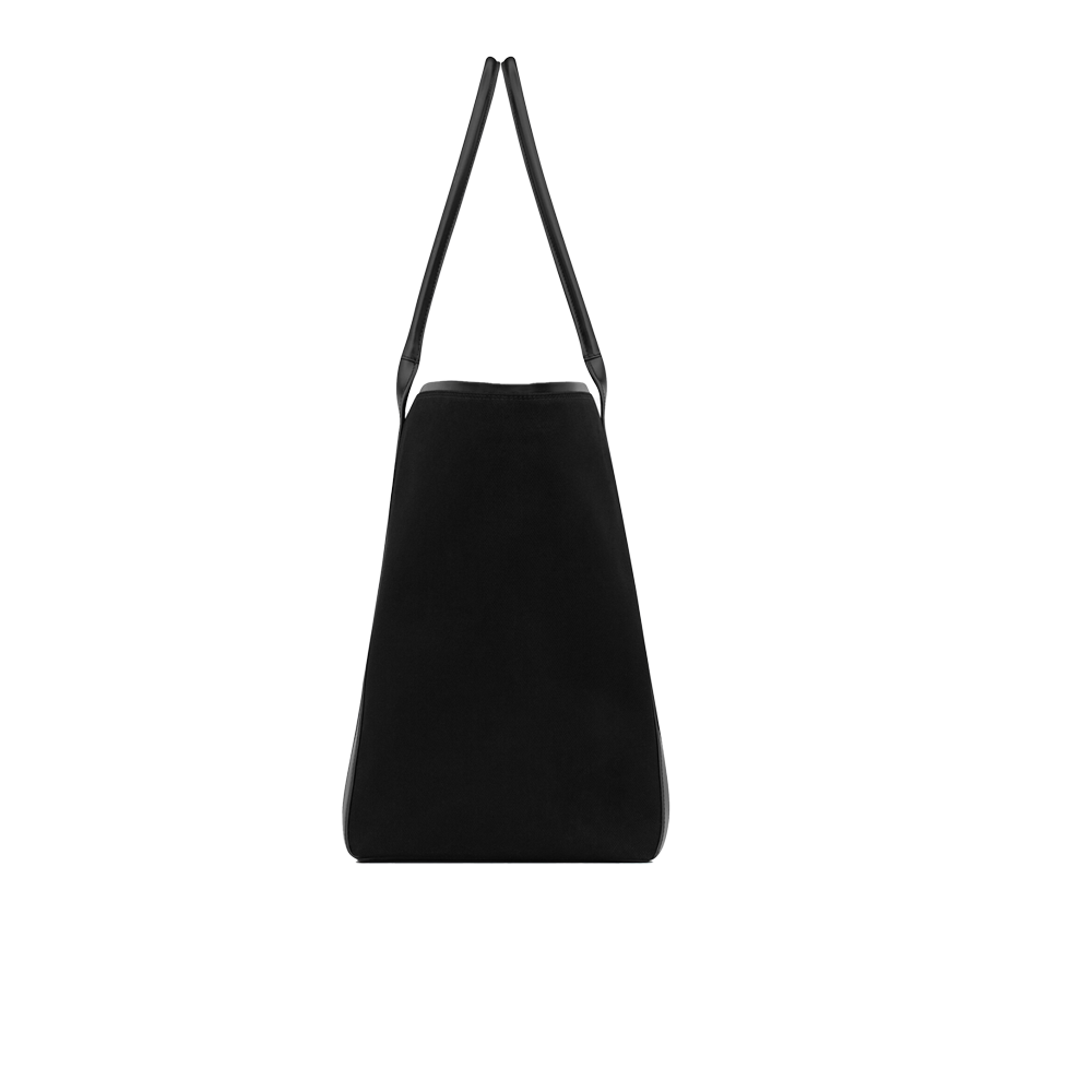 Saint Laurent Rive Gauche Canvas Shopper - Black
