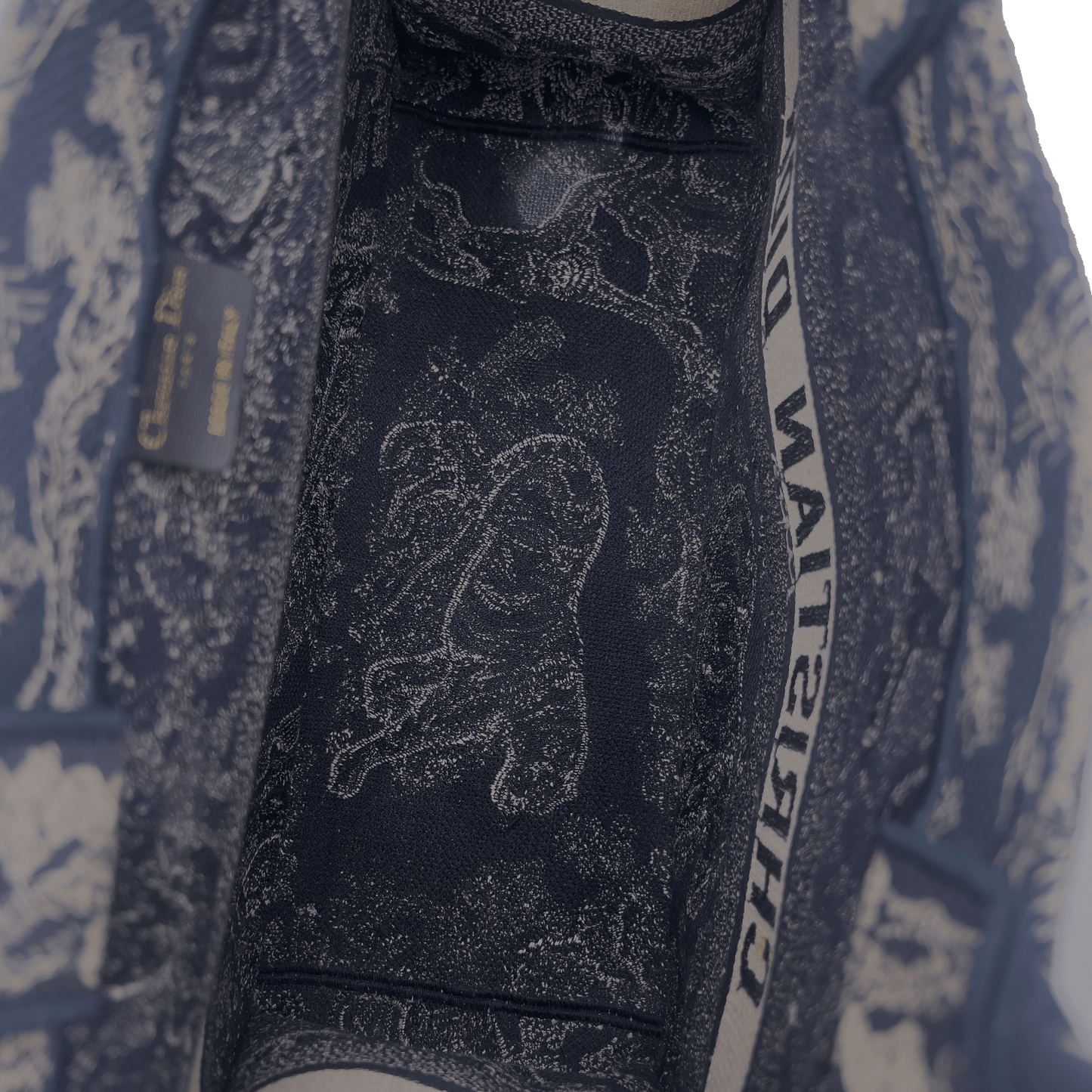 Dior Tote Book - Navy Jungle