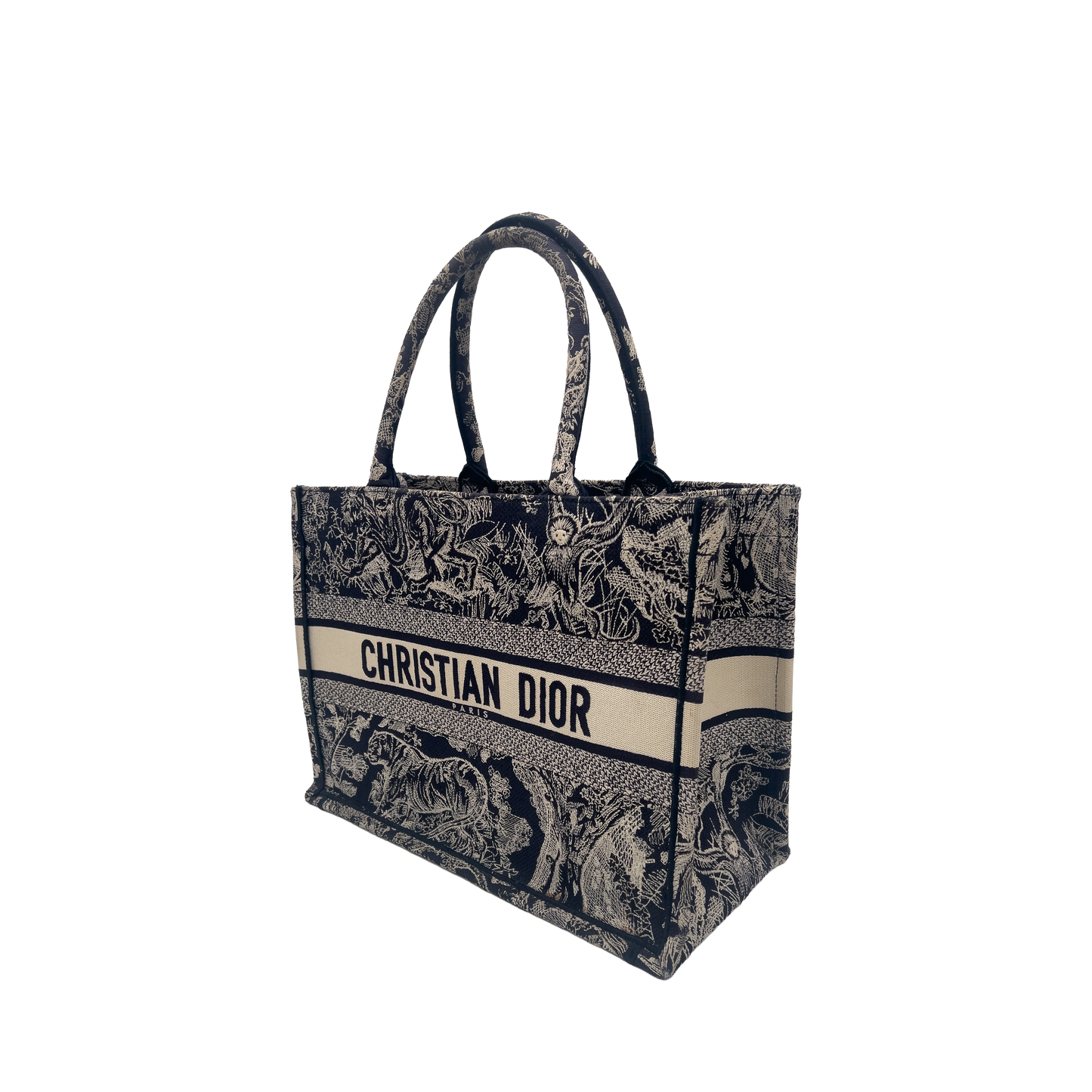 Dior Tote Book - Navy Jungle