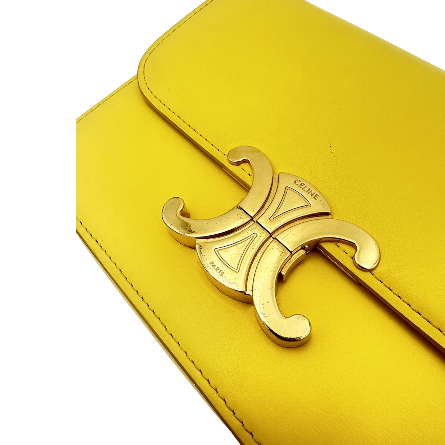 Celine Small Triomphe - Yellow