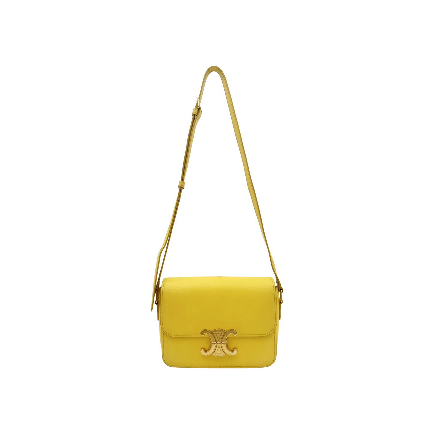 Celine Small Triomphe - Yellow
