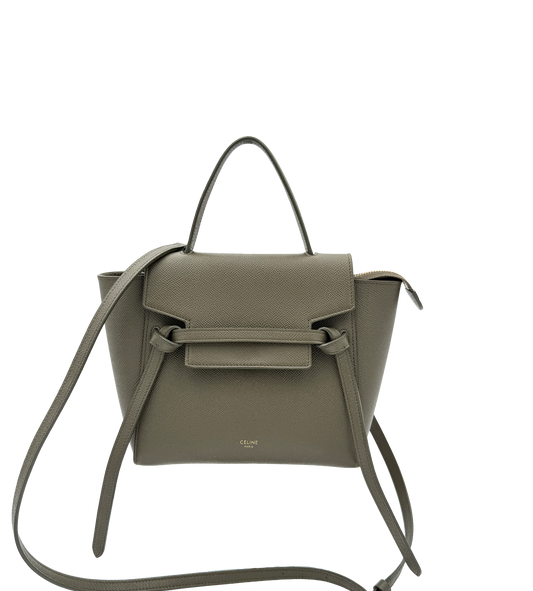 Celine Nano Belt Bag - Khaki