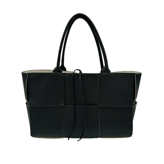 Bottega Veneta Arco Tote Bicolor - Black 