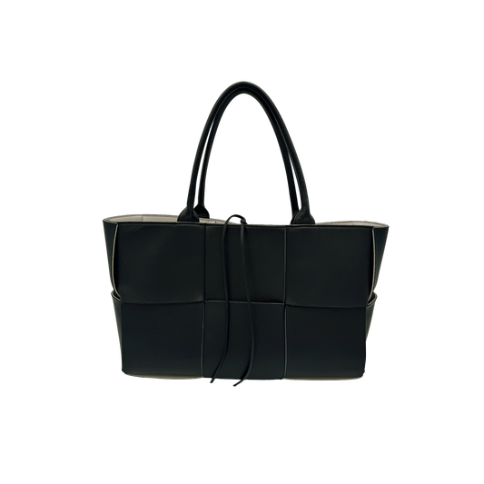 Bottega Veneta Arco Tote Bicolor - Black 