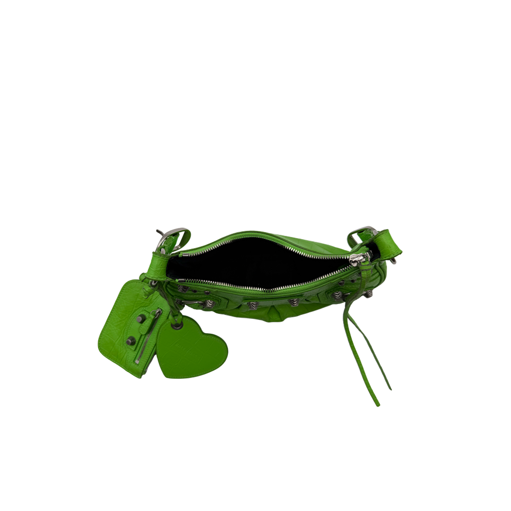 Balenciaga Cagole XS - Coccodrillo verde lime