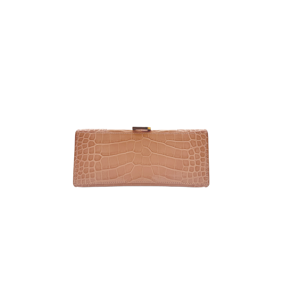 Balenciaga Hourglass - Nude Croc