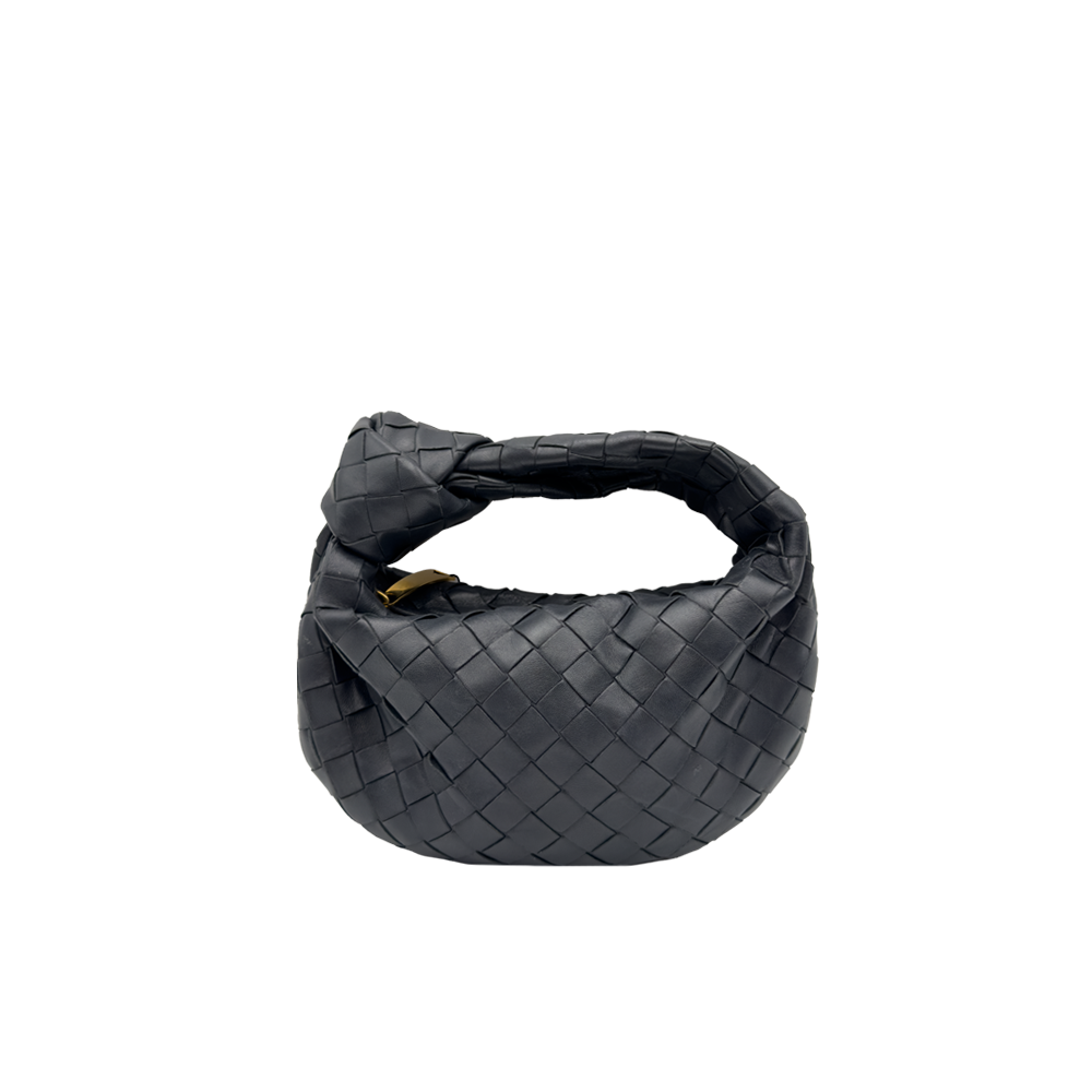 Bottega Veneta Jodie Mini - Black Vintage/Gold