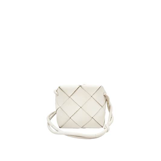 Bottega Veneta Mini Cassette - Off White 
