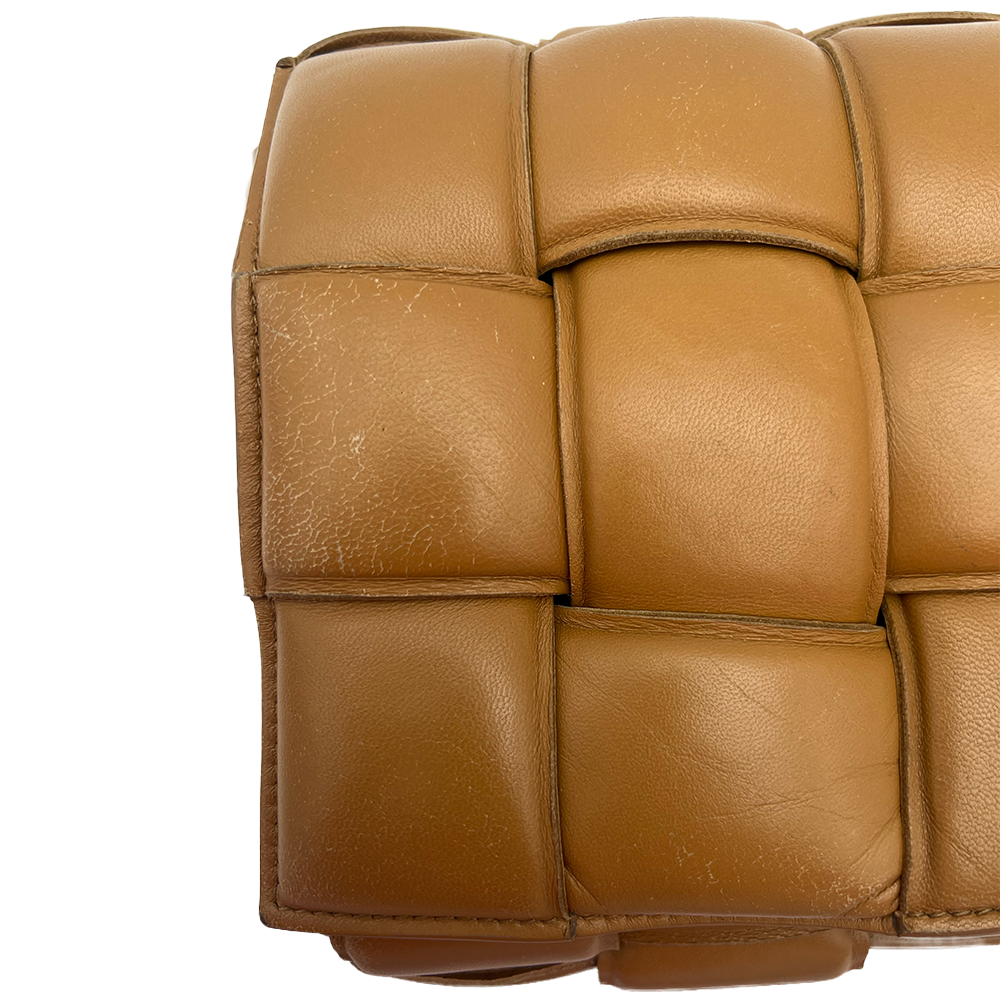 Bottega Veneta Padded Cassette - Caramel 