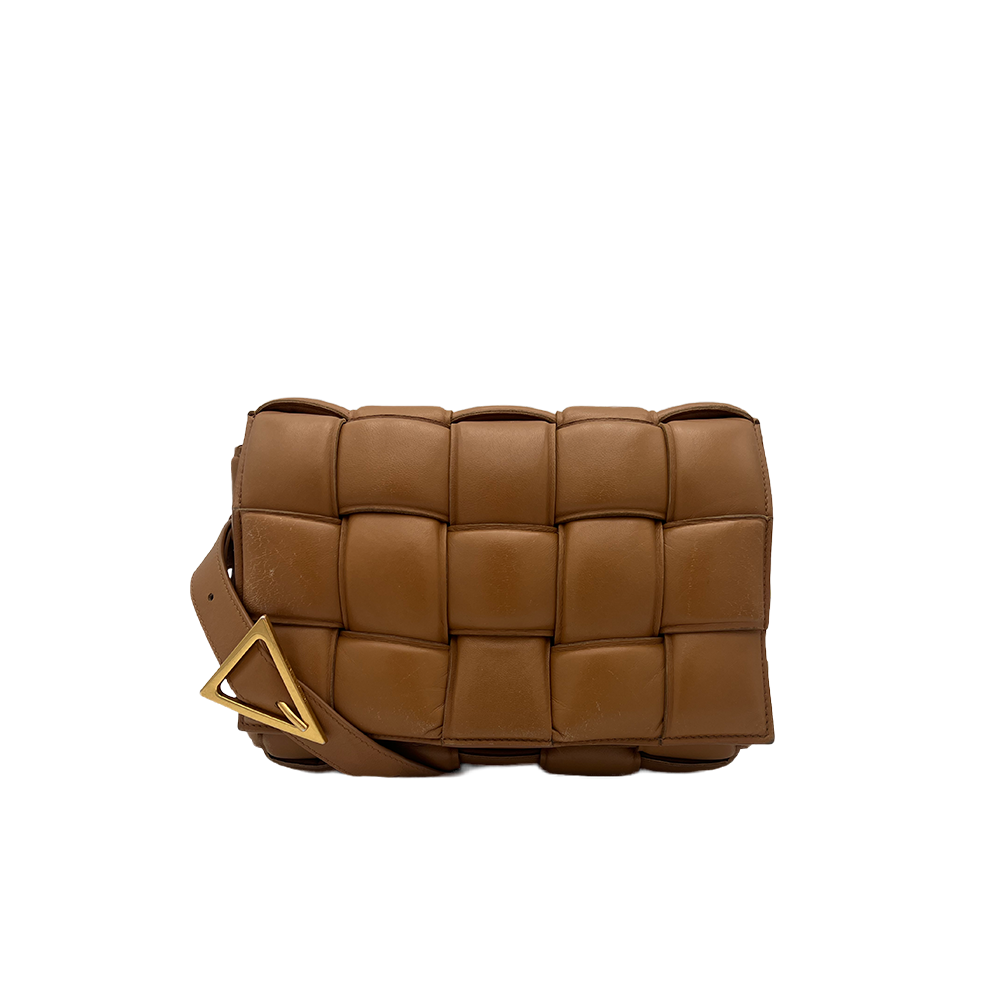 Bottega Veneta Padded Cassette - Caramel 