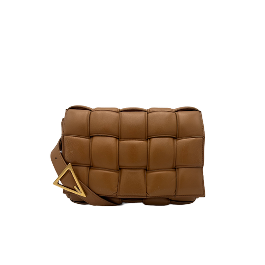 Bottega Veneta Padded Cassette - Caramel 