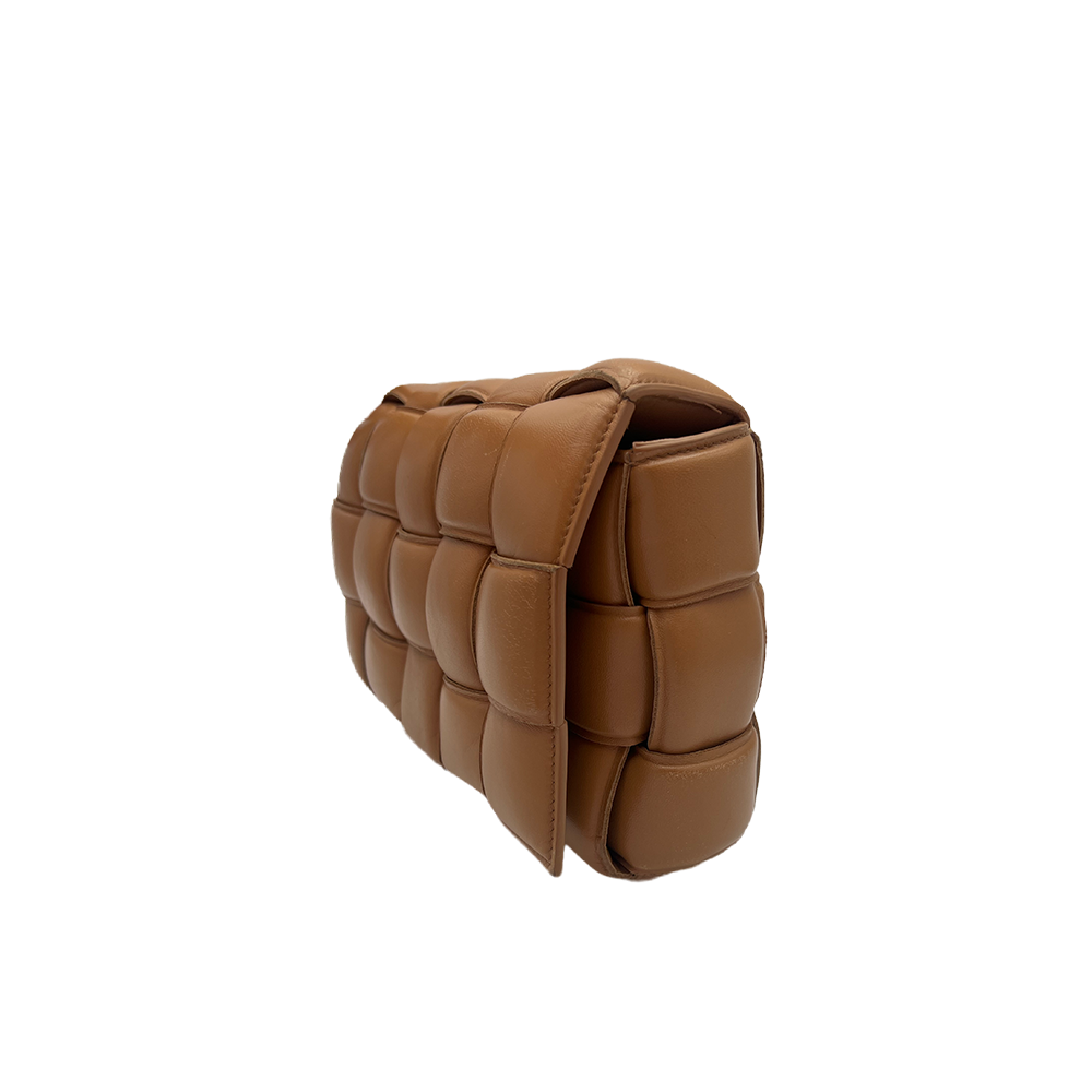 Bottega Veneta Padded Cassette - Caramel 