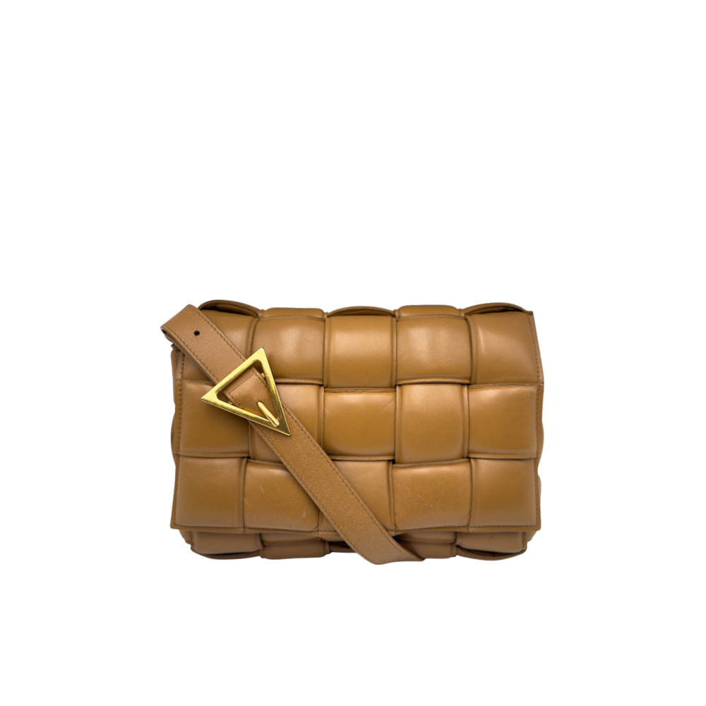 Bottega Veneta Padded Cassette - Caramel