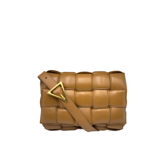 Bottega Veneta Padded Cassette - Caramel 
