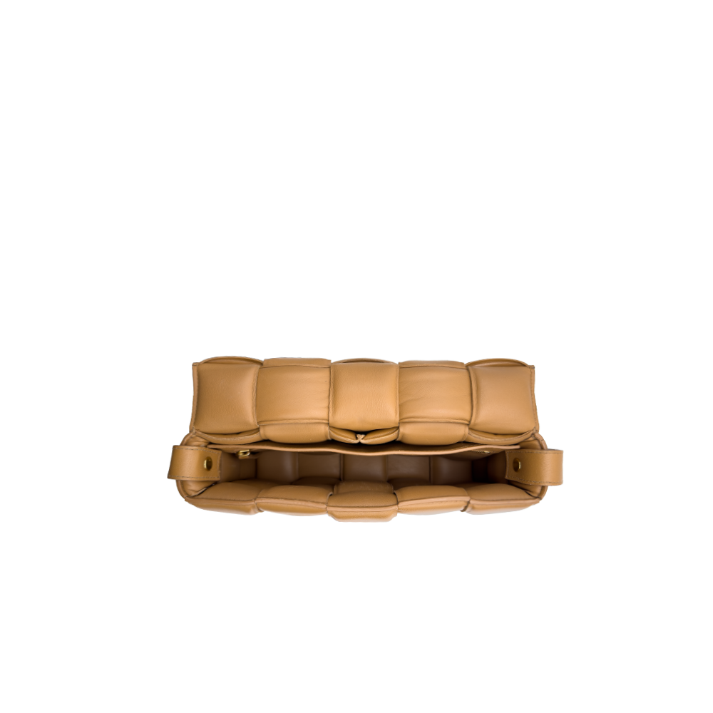 Bottega Veneta Padded Cassette - Caramel